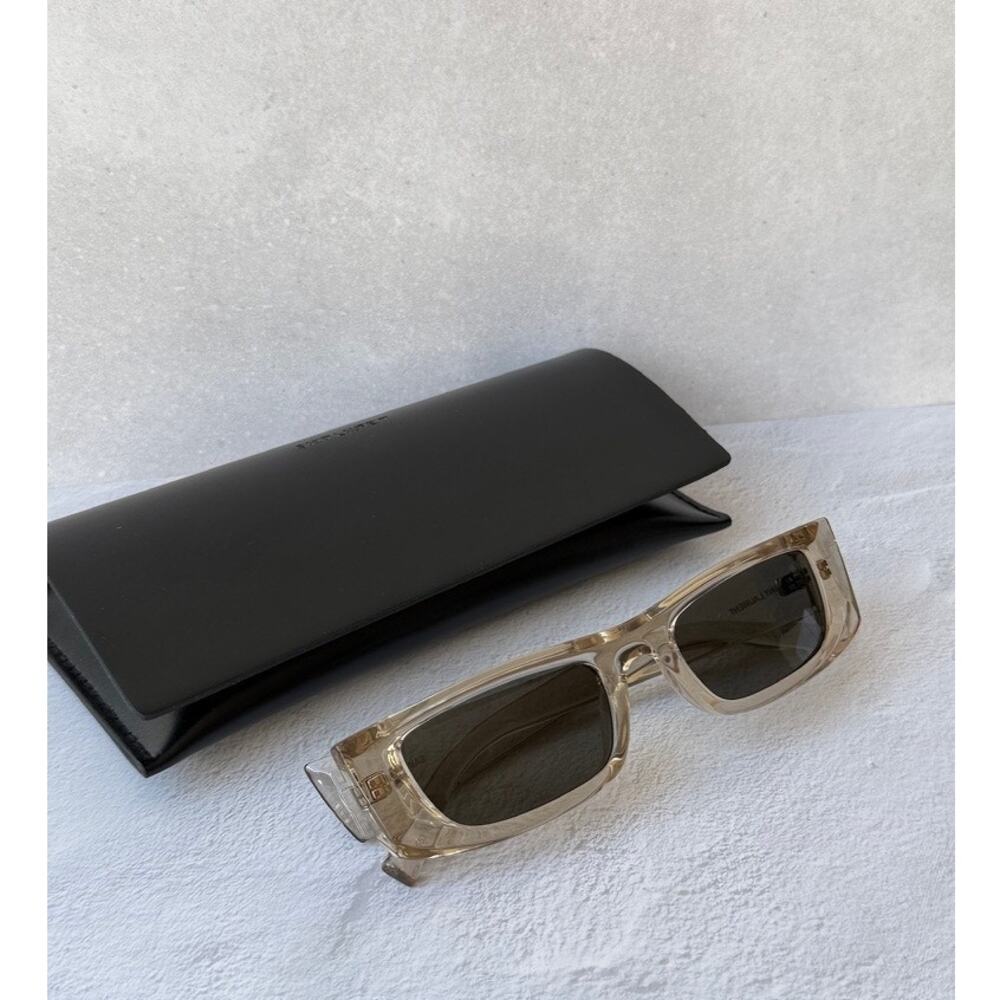 NEW Saint Laurent SL553 Slim Transparent Sunglasses